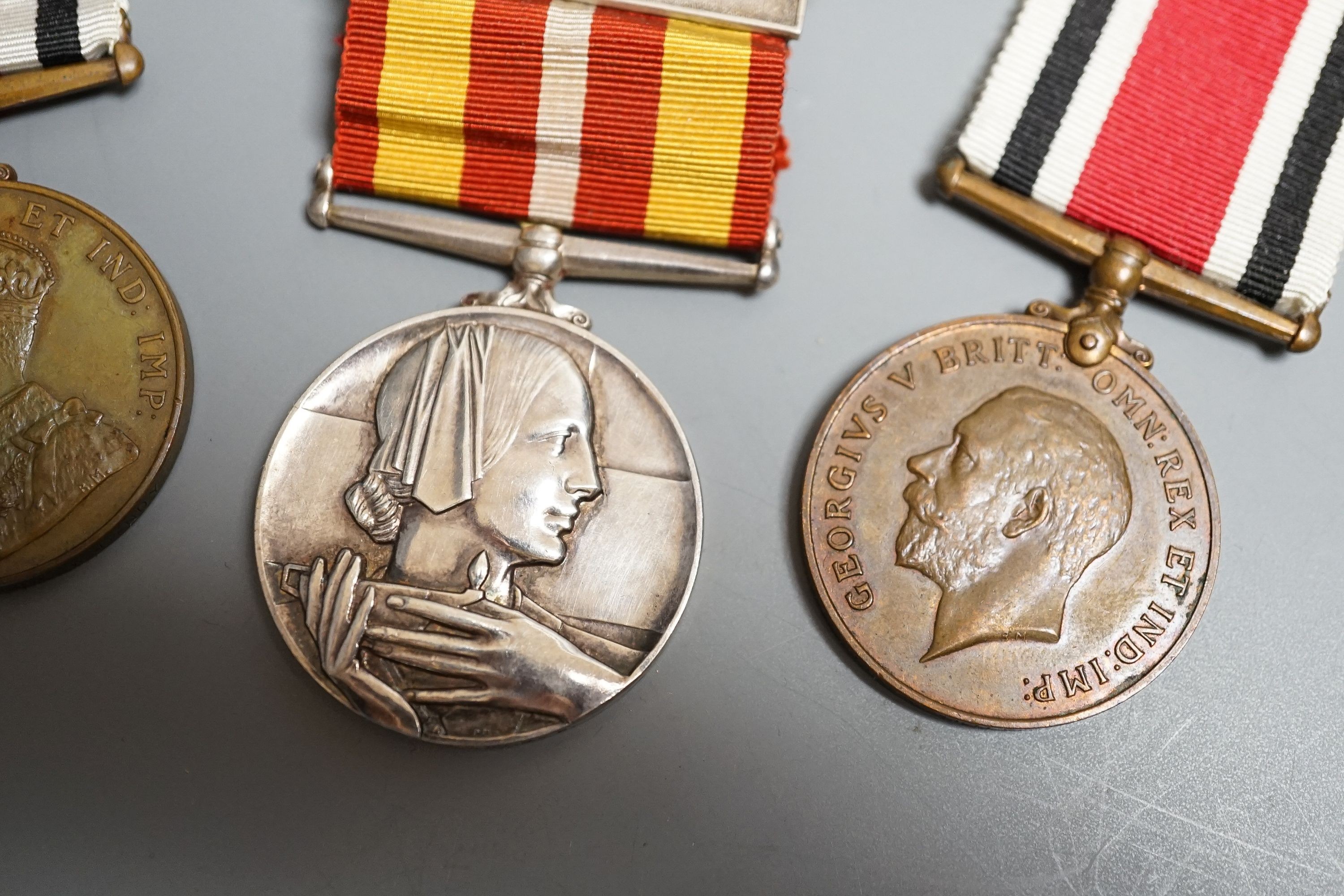 Police and Nursing service medals - (5)